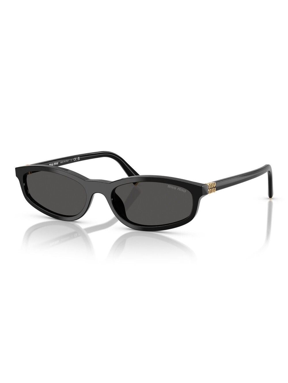 Miu Miu - Black Sunglasses - MU A06S - Picture 2 of 8